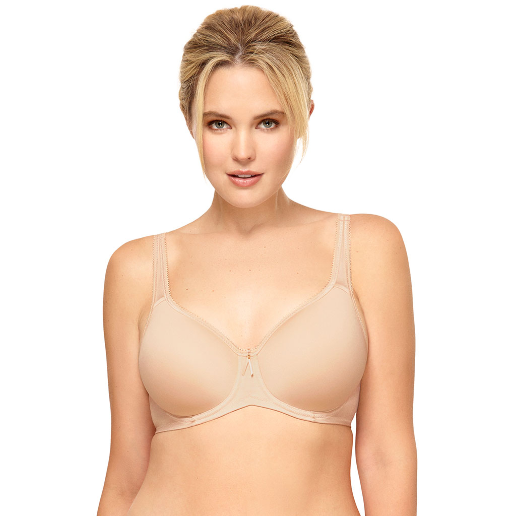 New Wacoal 853192 Basic Beauty Underwire Spacer T-shirt Bra Nude